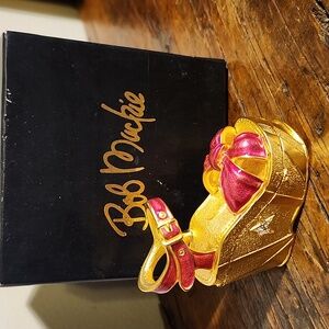 Bob Mackie Vintage Shoe Trinket Box
